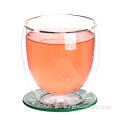 High Quality Double Wall Tea Glass Cup